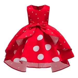 Baby Toddler Girl Sweet Polka Dots Party Dress