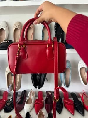 Cross bag with dual handle