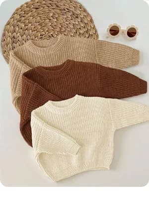 Bebeilu unisex knitted sweater tops