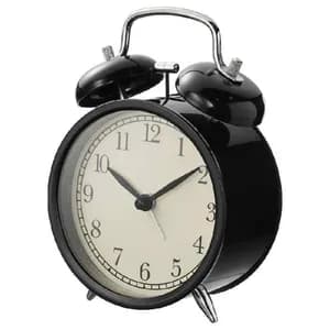 IKEA Alarm clock black 10 cm