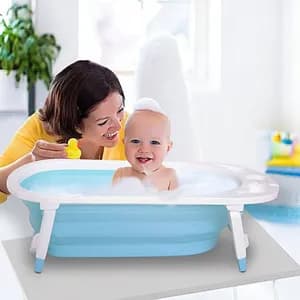 Folding Baby Bath + bath Net
