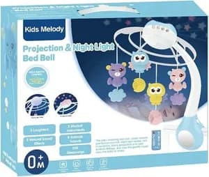 Kids Melody Projection & Night Light Bed Bell