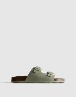 Primark double strap footbed sandals