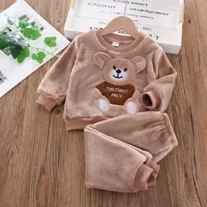 Unisex cartoon panda 2 piece set