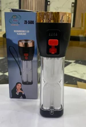 Rechargeable and solar led flashlight