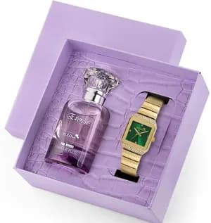 POLO AIR Women's Wristwatch & Perfume Gift Set