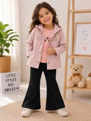 Girls 3 piece set casual outfit