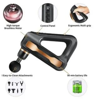 8-Head Professional Fascial Gun Massager