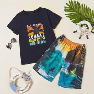Fashionable Kid Boy Casual Set