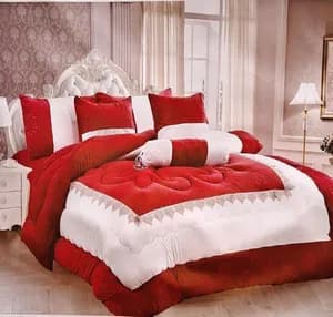 Seven (7) Pcs Comforter set