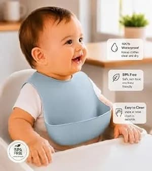 kids silicon bibs