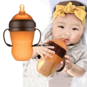 Baby Bottle with Silicone Nipple