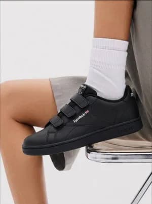 Reebok court clean hook loop unisex shoes
