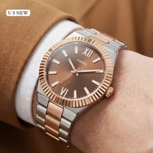 Fossil Watch For Men Machinery Quartz Metal Strap