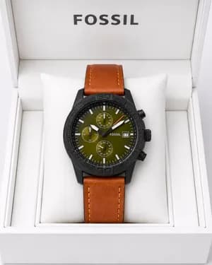 Fossil Mens Leather Strap