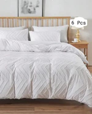 Six (6) Pcs Comforter set