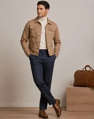 Zara orginal men's jeans jacket USA