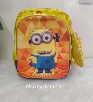 Minions School bag for kg level