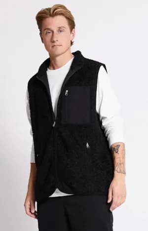 Fleece vest for men