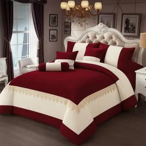 Seven (7) Pcs Comforter set