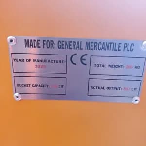 Yan mar Concrite mixer 300 Literr 200 kg